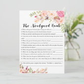 vrijgezellenfeest game - nieuw speelspel kaart (Staand voorkant)