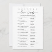 Vrijgezellenfeest Game Persoonlijke landenliefdesl Kaart (Voorkant)