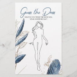 Vrijgezellenfeest game raad de dress Kaart