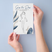 Vrijgezellenfeest game raad de dress Kaart (Hand)