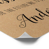 Vrijgezellenfeest game raad hoeveel Kisses Poster (Hoek)