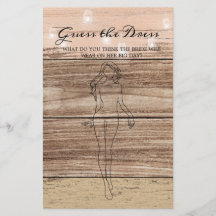 Vrijgezellenfeest Game Rustic Wood Raad dresse Fly