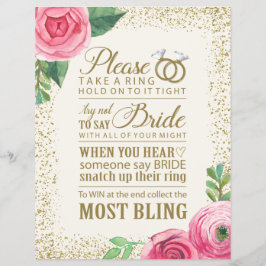 Vrijgezellenfeest game Sign - 8.5x11 Flyer