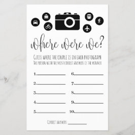 Vrijgezellenfeest Game waar we Kaart waren