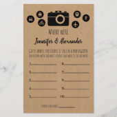 Vrijgezellenfeest game waar ze Kaart (Voorkant)