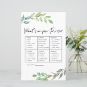 Vrijgezellenfeest game wat er in je bruine omgevin (Staand voorkant)