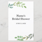 Vrijgezellenfeest game wat er in je bruine omgevin (Achterkant)