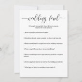 Vrijgezellenfeest Game Wedding Feud Kaart (Voorkant)