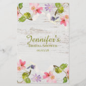 Vrijgezellenfeest Game White Wood Roze Raad de Dre Flyer (Achterkant)