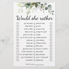 Vrijgezellenfeest Game zou ze een andere kaart gev