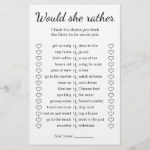 Vrijgezellenfeest Game zou ze een andere kaart gev