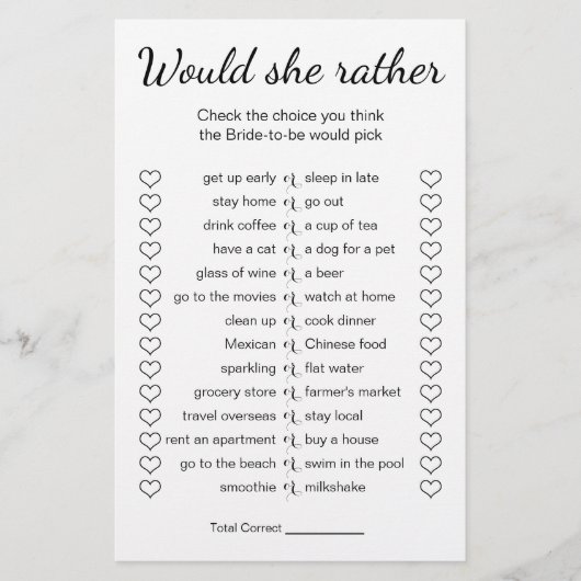 Vrijgezellenfeest Game zou ze een andere kaart gev (Voorkant)