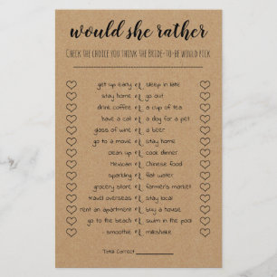 Vrijgezellenfeest Game zou ze een andere kaart gev