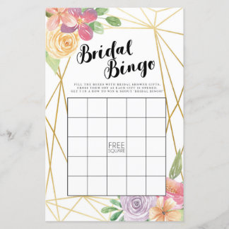Vrijgezellenfeest Games Bingo Game Wedding Pink Fl