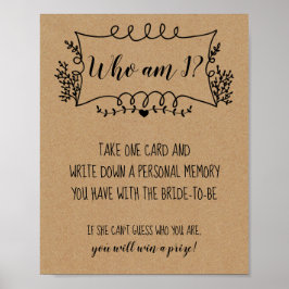 Vrijgezellenfeest Games die ik Poster ben