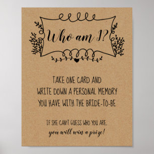 Vrijgezellenfeest Games die ik Poster ben