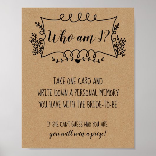 Vrijgezellenfeest Games die ik Poster ben (Voorkant)