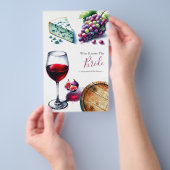 Vrijgezellenfeest Games Ken jij de bruidswijn? Flyer (Hand)