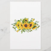 Vrijgezellenfeest Games Sunflower Bingo Kaart (Achterkant)