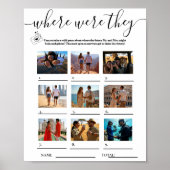 Vrijgezellenfeest Games WAAR ZE WAREN Poster (Voorkant)