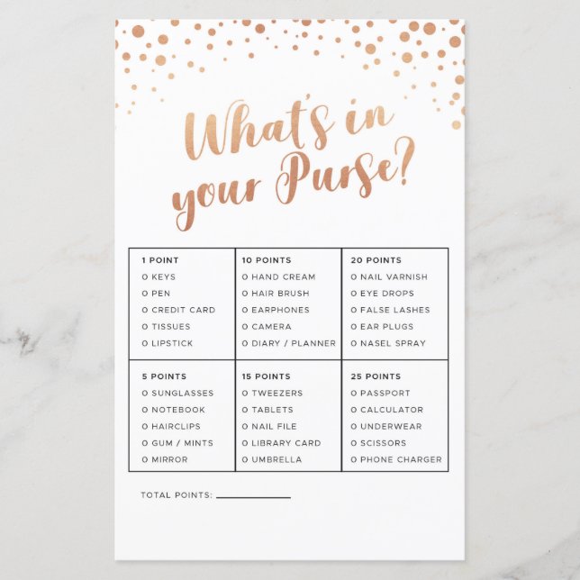 Vrijgezellenfeest games Wat zit er in je Roos voor (Voorkant)