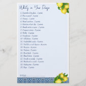 Vrijgezellenfeest games Wat zit er in je tas Briefpapier (Voorkant)