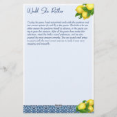 Vrijgezellenfeest games Wil ze liever spel Briefpapier (Achterkant)