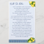 Vrijgezellenfeest games Wil ze liever spel Briefpapier (Voorkant)