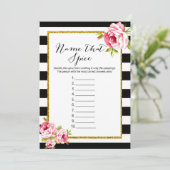 Vrijgezellenfeest Games x2 - Naam Spice | advies Kaart (Staand voorkant)