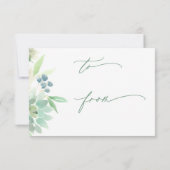 Vrijgezellenfeest Geen Wrap Gift Label Sappige Cac RSVP Kaartje (Achterkant)