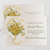  Vrijgezellenfeest  Gele Bloem Kaart (Voorkant / Achterkant)