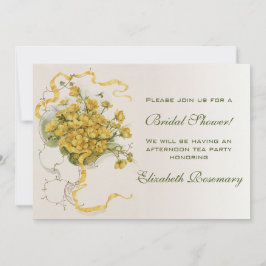  Vrijgezellenfeest  Gele Bloem Kaart