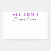 Vrijgezellenfeest gepersonaliseerde gunst post-it® notes (Voorkant)