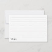 Vrijgezellenfeest Gepersonaliseerde Kaarten voor h (Achterkant)