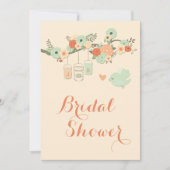 Vrijgezellenfeest gepersonaliseerde Mason Jars Flo Kaart (Voorkant)