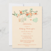 Vrijgezellenfeest gepersonaliseerde Mason Jars Flo Kaart (Achterkant)