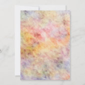 Vrijgezellenfeest Gepilleerde Floral Kaart (Achterkant)