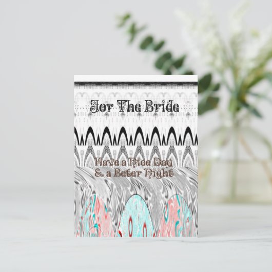 Vrijgezellenfeest Gift Art Print Briefkaart (Staand voorkant)