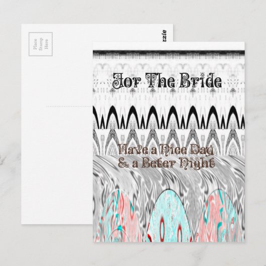 Vrijgezellenfeest Gift Art Print Briefkaart (Voorkant / Achterkant)