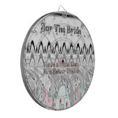 Vrijgezellenfeest Gift Art Print Dartbord (Voorkant Links)