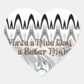 Vrijgezellenfeest Gift Art Print Hart Sticker (Voorkant)