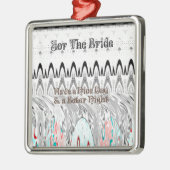 Vrijgezellenfeest Gift Art Print Metalen Ornament (Links)