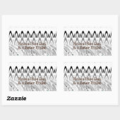 Vrijgezellenfeest Gift Art Print Rechthoekige Sticker (Vel)