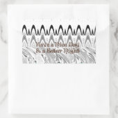 Vrijgezellenfeest Gift Art Print Rechthoekige Sticker (Tas)