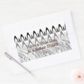 Vrijgezellenfeest Gift Art Print Rechthoekige Sticker (Envelop)