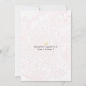 Vrijgezellenfeest Gold Foil Pineappel Pink Couple  Kaart (Achterkant)