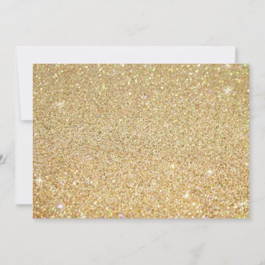 Vrijgezellenfeest Gold Glitter Future Mrs Modern F Kaart (Achterkant)