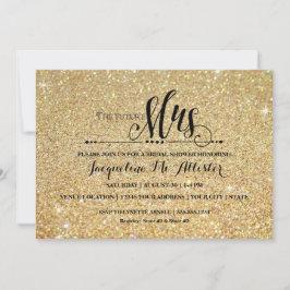 Vrijgezellenfeest Gold Glitter Future Mrs Modern F Kaart
