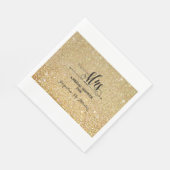 Vrijgezellenfeest Gold Glitter Future Mrs Modern F Servetten (Hoek)