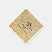Vrijgezellenfeest Gold Glitter Future Mrs Modern F Servetten (Hoek)